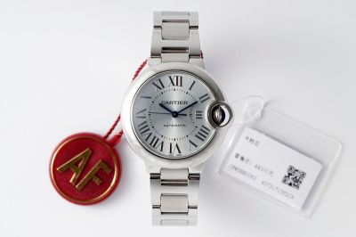 AF Factory Ballon Bleu de Cartier 33MM Light Blue Dial Stainless Steel Bracelet Women Watch